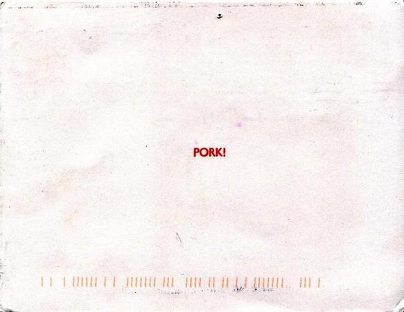 A Porkcard from Ross (front)